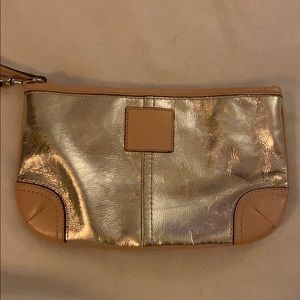 Coach Gold Clutch